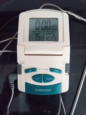 Digital Kitchen Meat Thermometer & Timer/Alarm